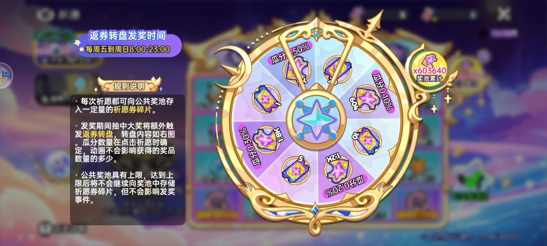 抽到大奖后返券转盘不触发 1