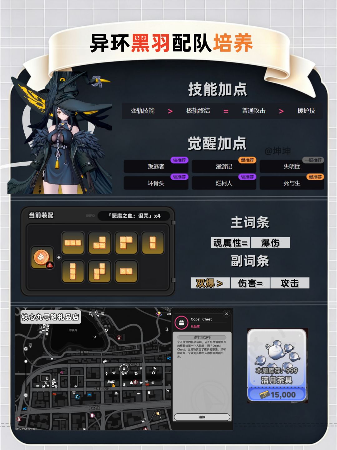 异环黑羽培养配队一图流 2