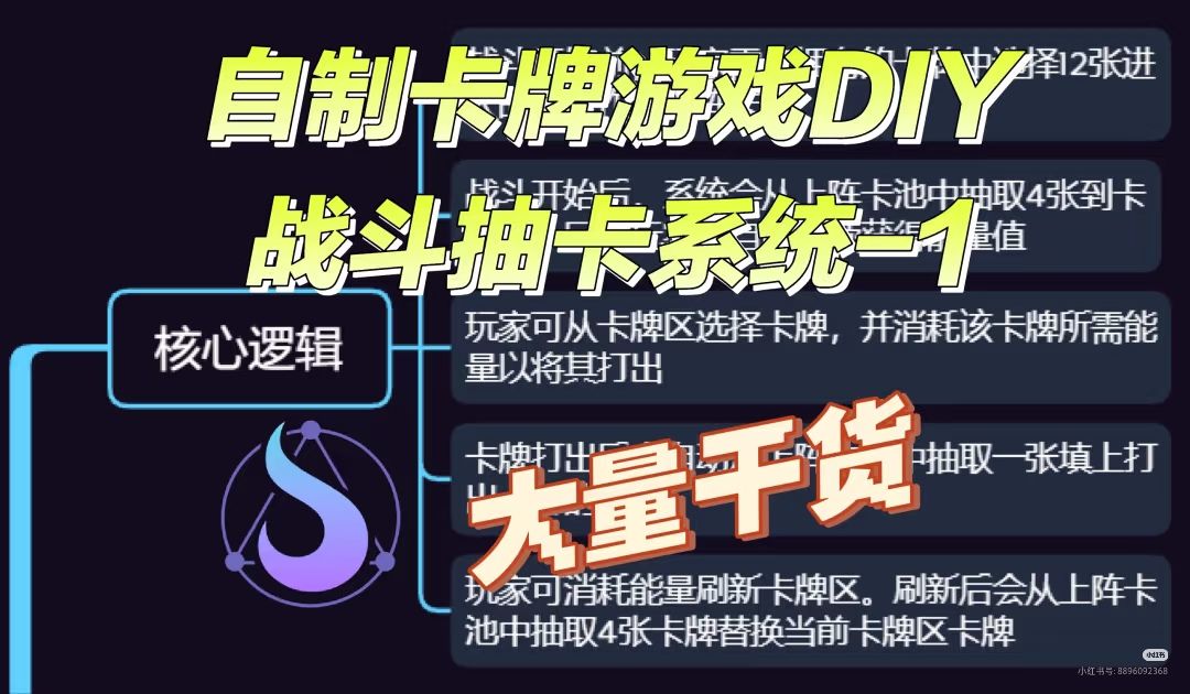 「自制卡牌游戏DIY」战斗抽卡系统（1）截图