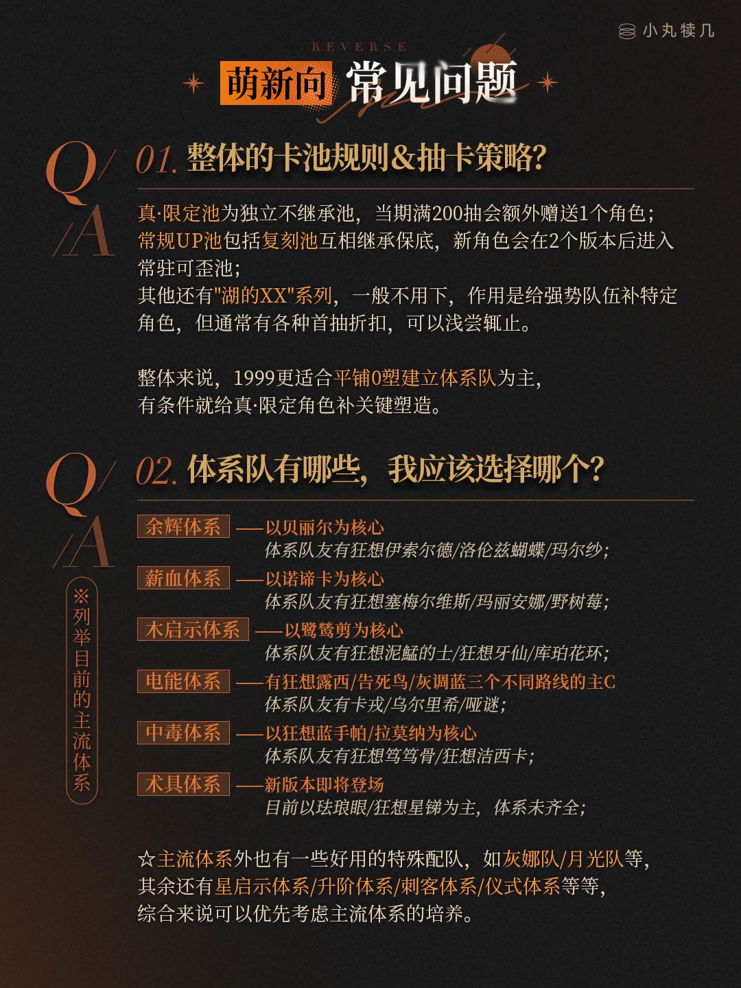 魔精也能看懂的扫盲贴丨持续更新中... 2