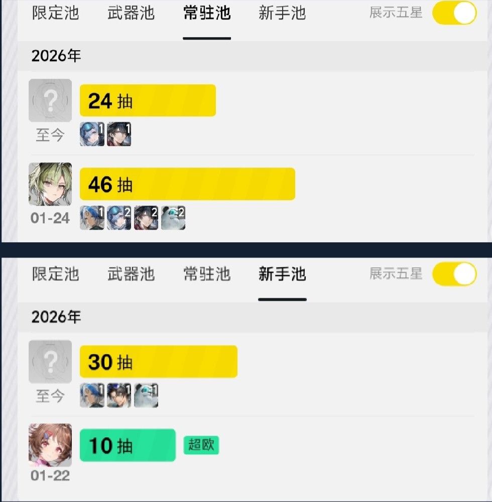 限定池真就保底了 3