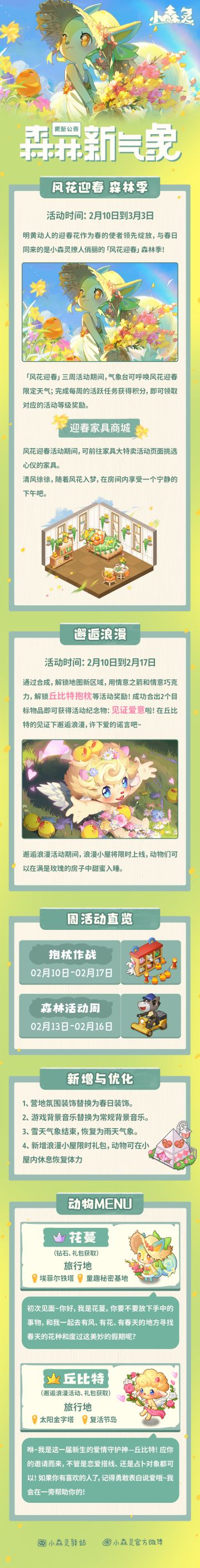 小森灵本期活动公告丨2月10日更新内容一览