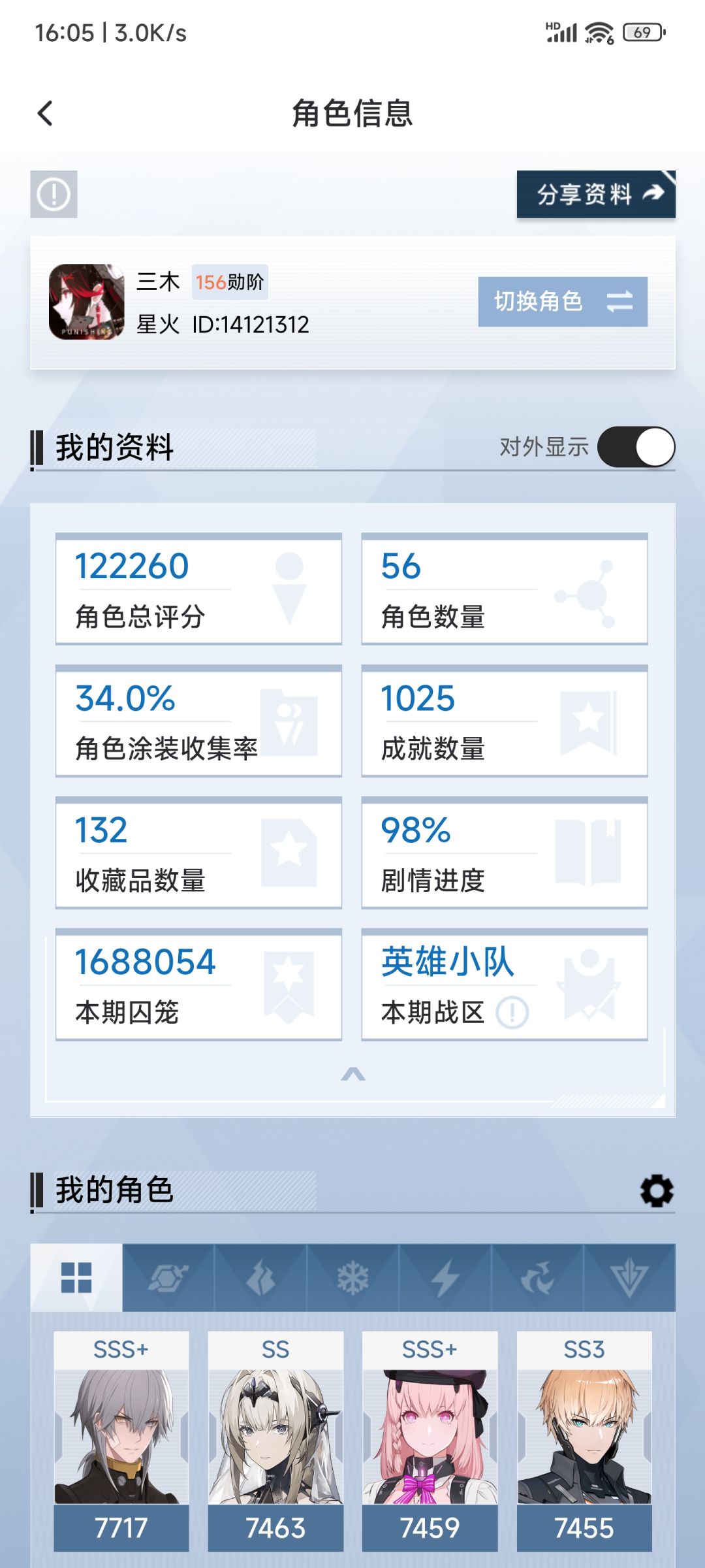 有剧情进度100%的吗 1