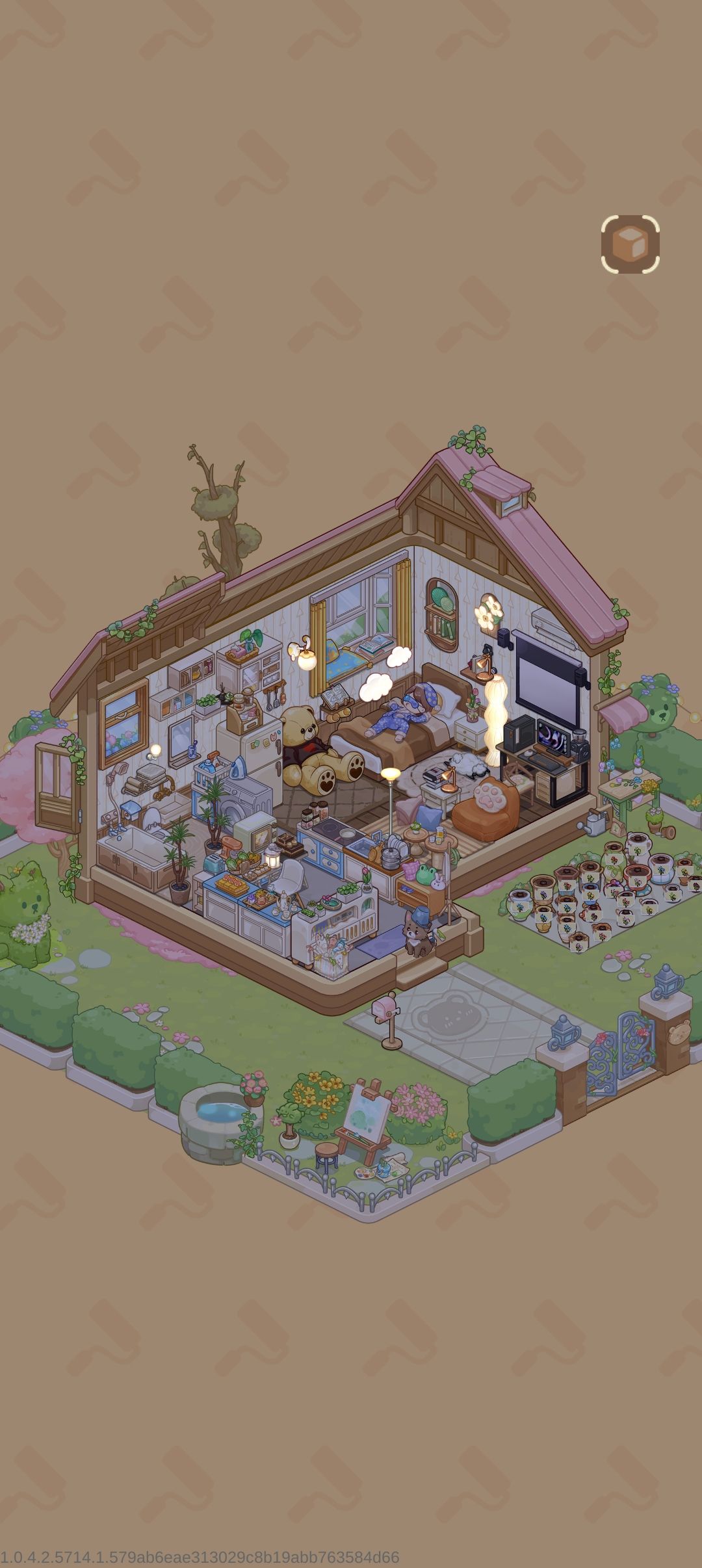 夜晚的小屋|突然发现用绿植当隔断也行唉 1