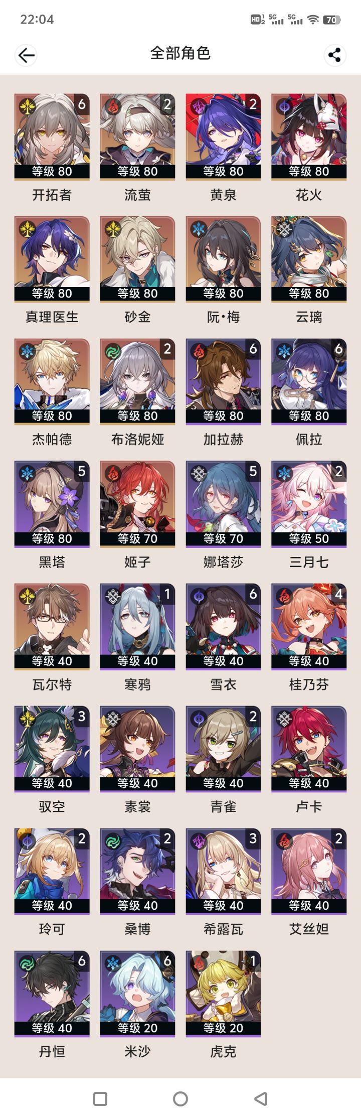 我这个卡池该怎么给云璃配队截图