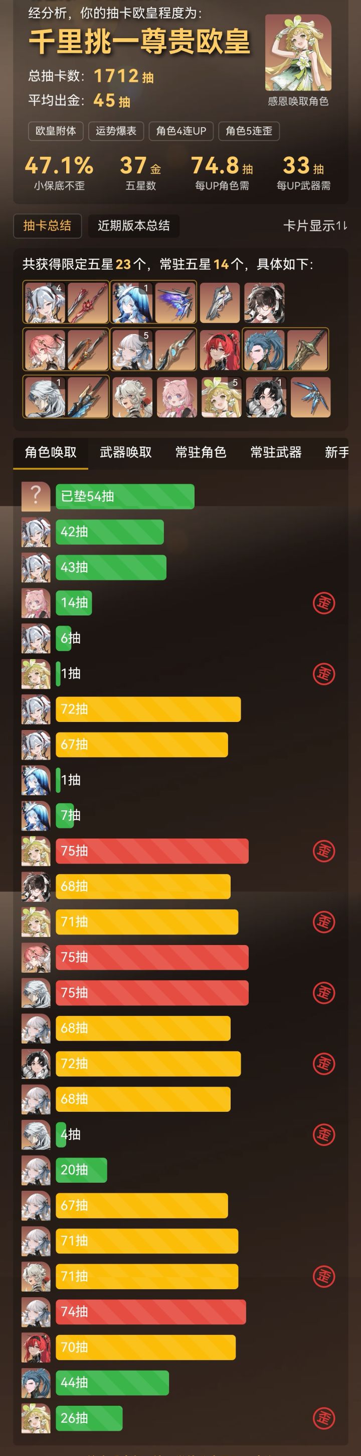 小氪5＋1椿截图
