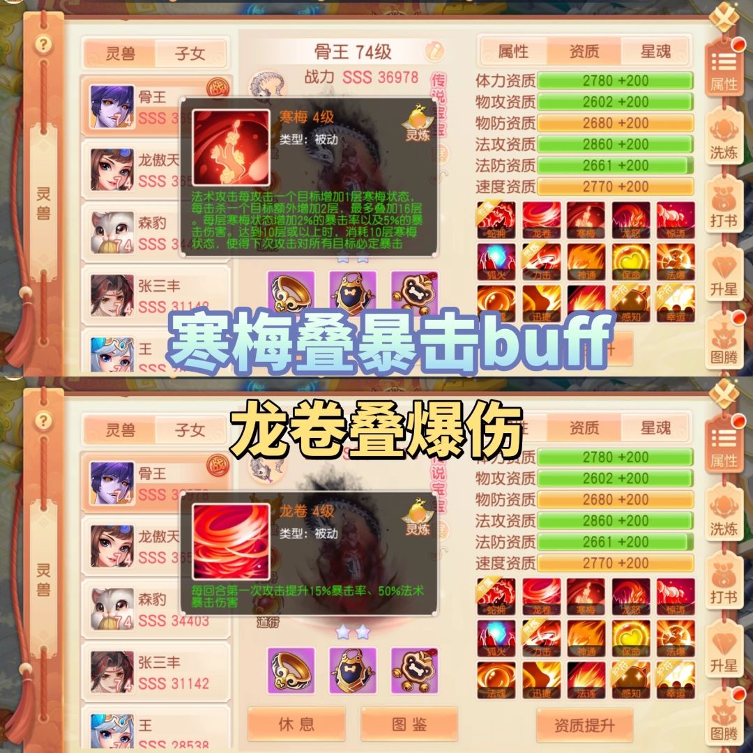 全新回合❗毕业骨公子技能搭配 2