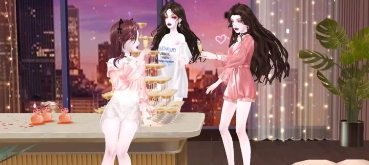 在美少女的睡衣趴里打温情牌截图