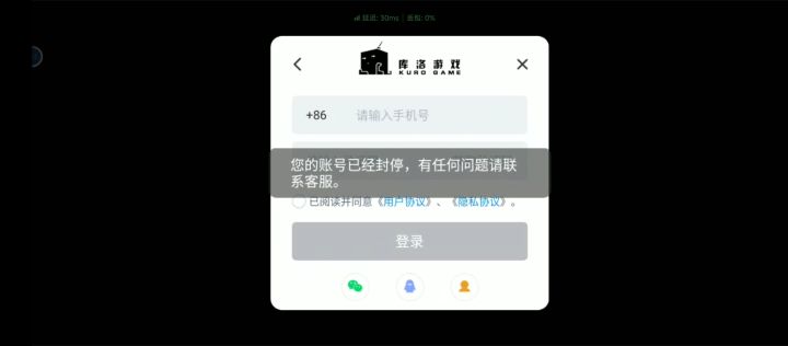 想问一下,我这战双号莫名其妙的被封了是咋回事啊,。截图