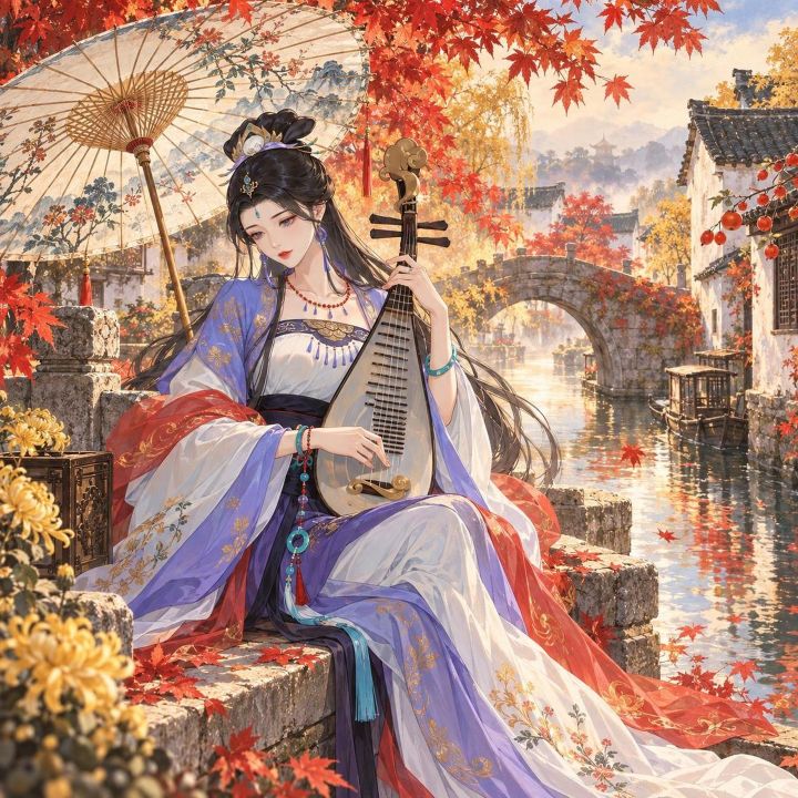 【明月美图】秋色入画,明月小镇的十八帧温柔🍁✨截图