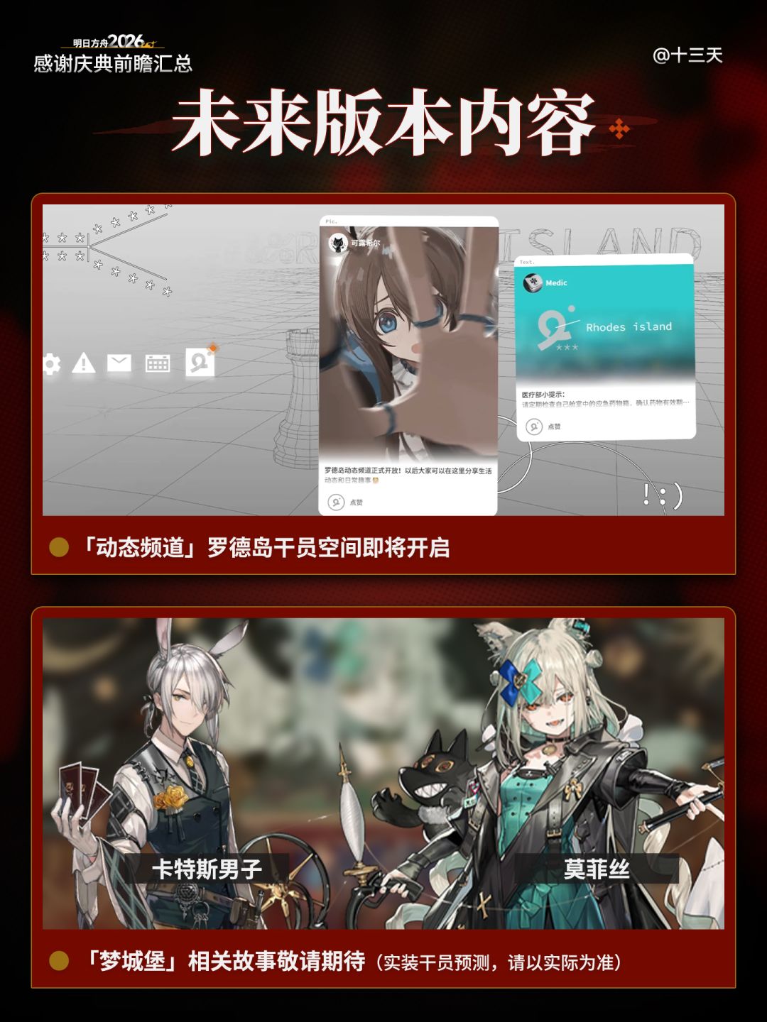 2026「感谢庆典」版本前瞻汇总 16