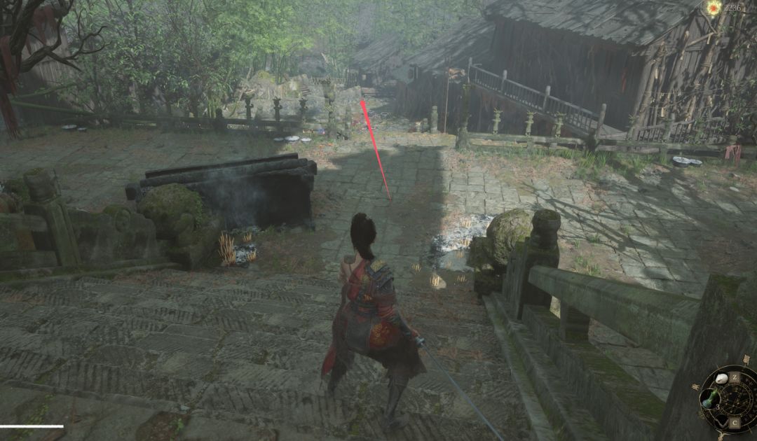 明末全流程攻略⑦ 第一章：佛缘镇 蜀王祠隐形桥区域收集探索截图