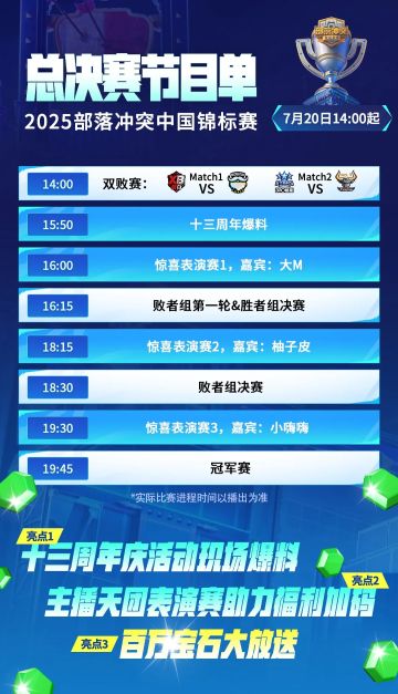 2025部落冲突中国锦标赛总决赛一触即发