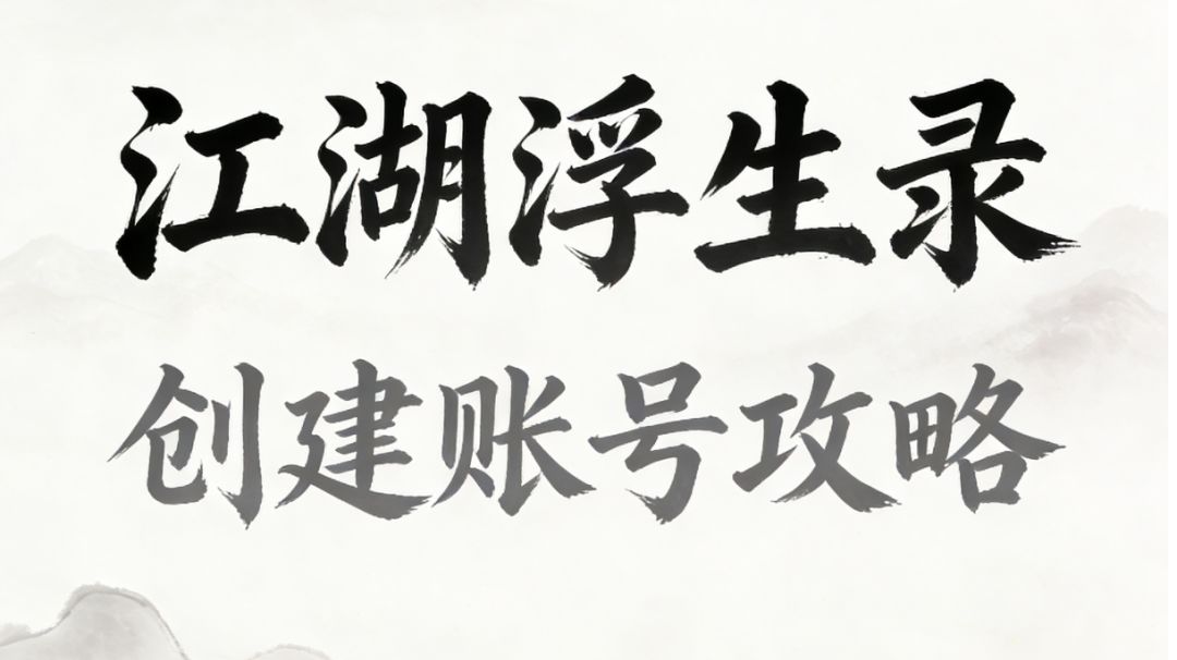 新手创建账号攻略截图