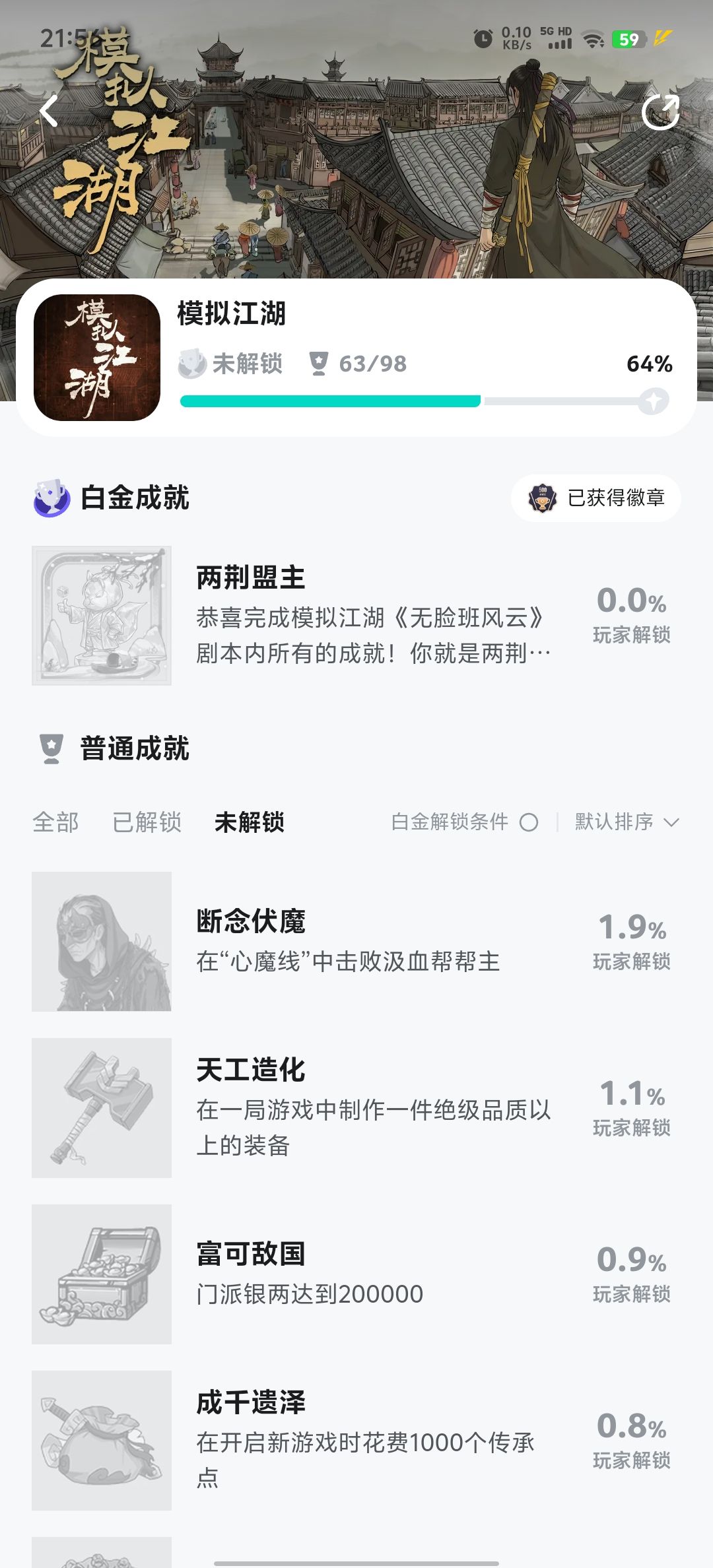 成就断念伏魔 1