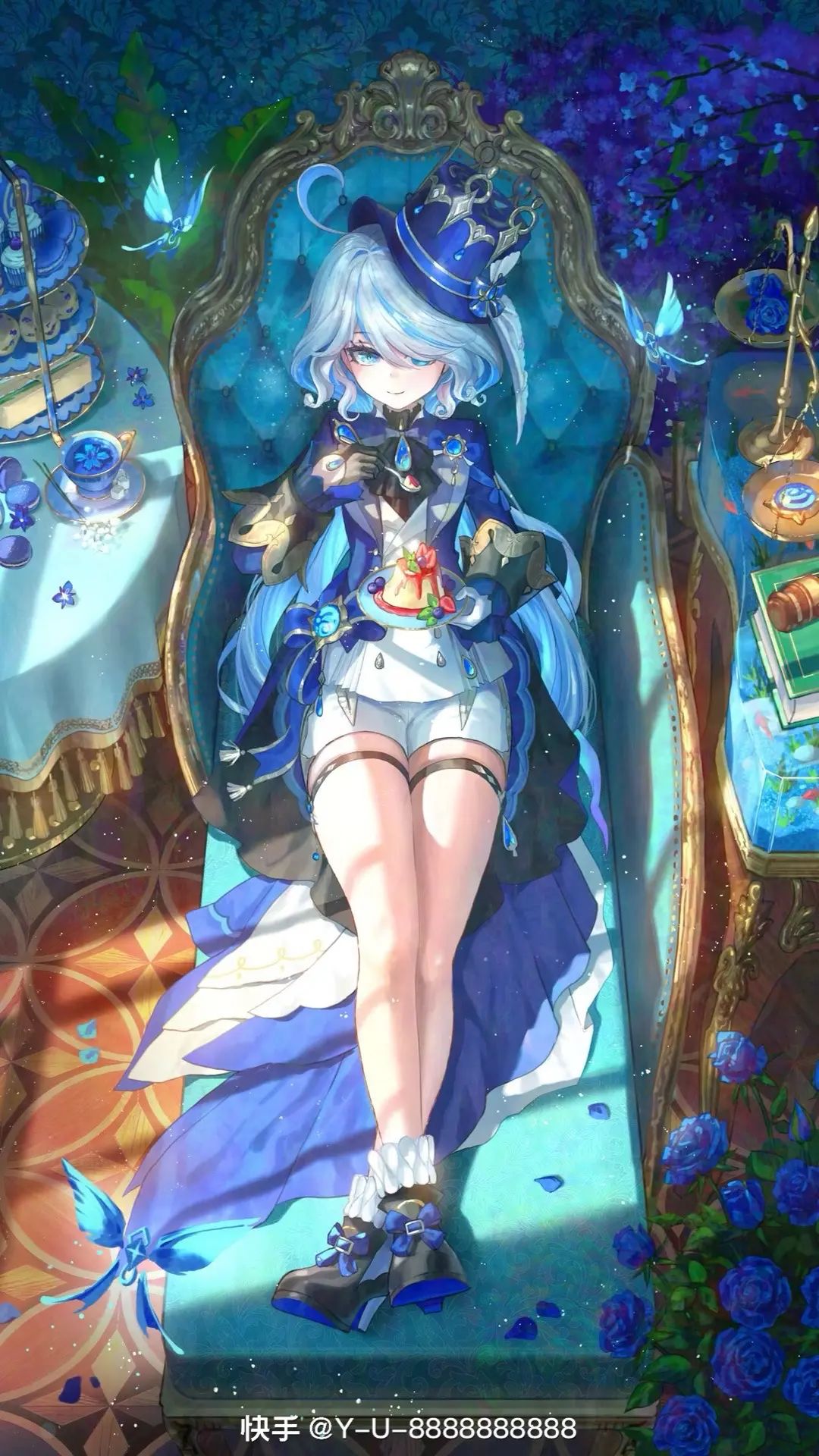 蓝色小蛋糕 8