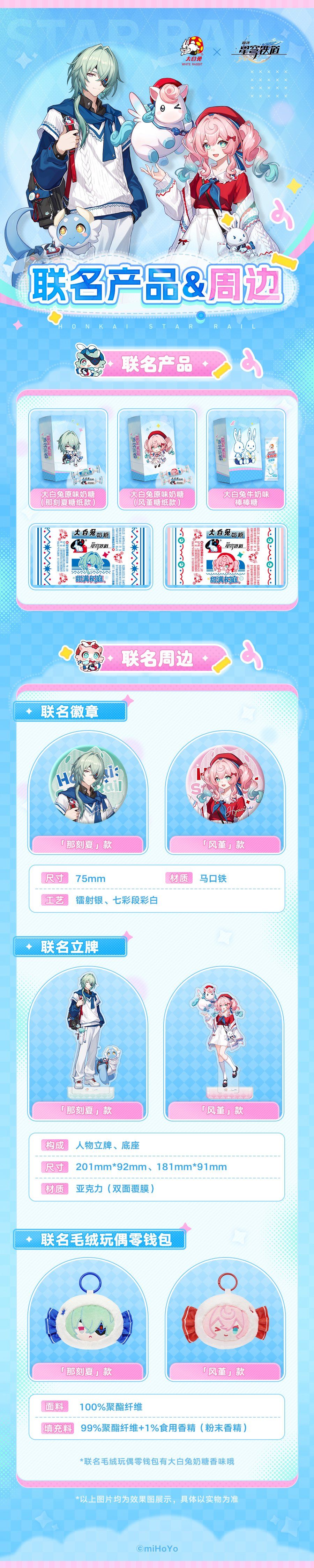 星穹铁道 × 大白兔联名礼盒来袭，129 元限量开抢 3