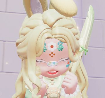 论花叶脸绘和雪花眉的适配度