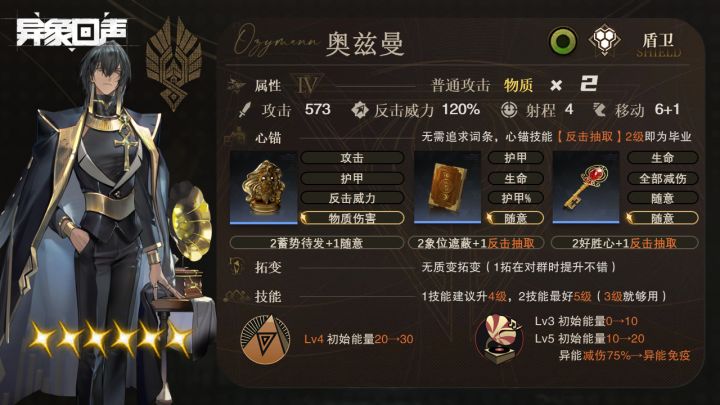 奥兹曼!目前最泛用的盾卫角色!【异象回声】截图
