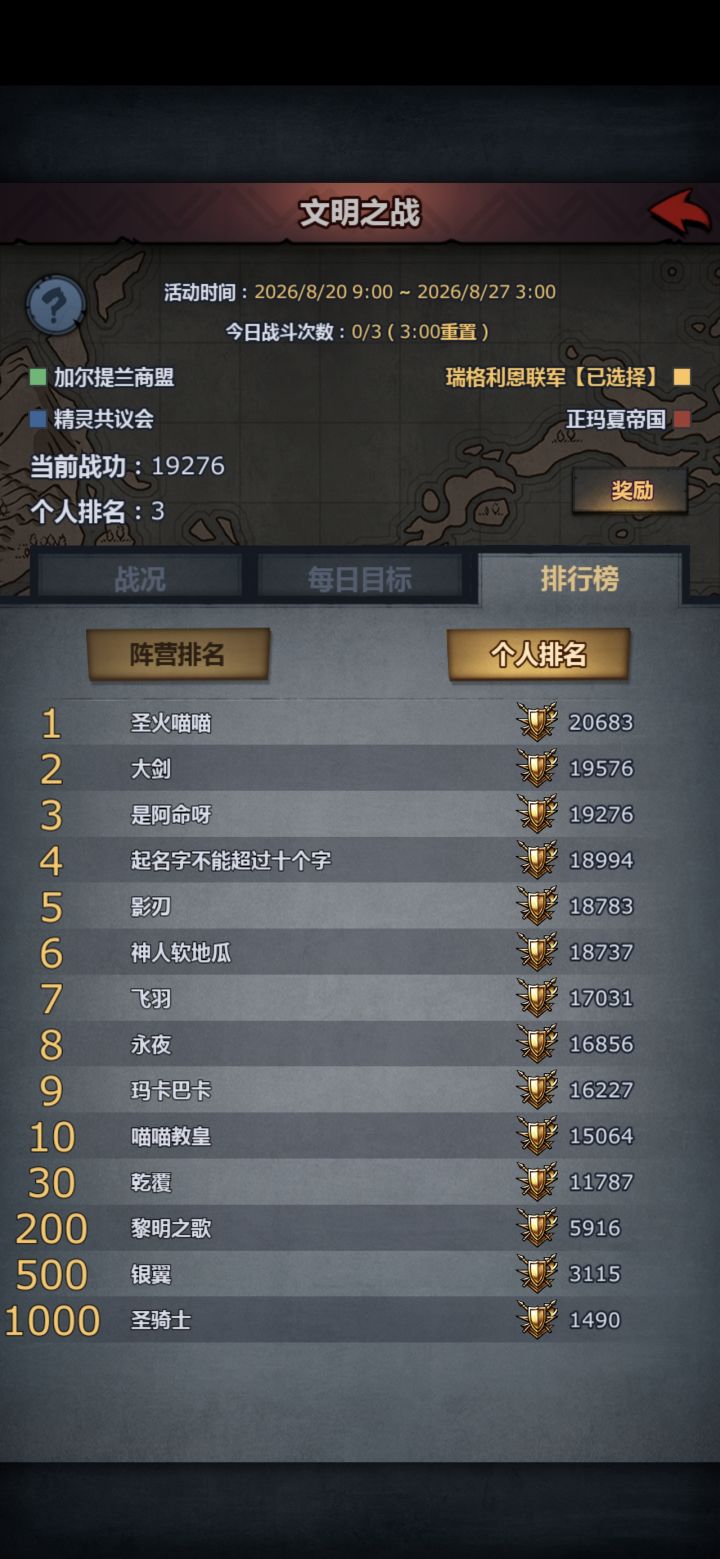 混个前30应该没问题吧(¦3[▓▓]截图