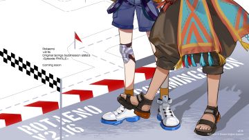 「哈～！史班娜真是个好地方啊！网络好，科技等级也高，跟老家很像呢！」 
「是的呢老大！这是目前我们到过之中的，最棒最棒的星球！ 」
2.16 Coming Soon！ε=ε=ε=ε=ε=ヽ( ﾟ▽ﾟ)ノ
#rotaeno #旋转音律