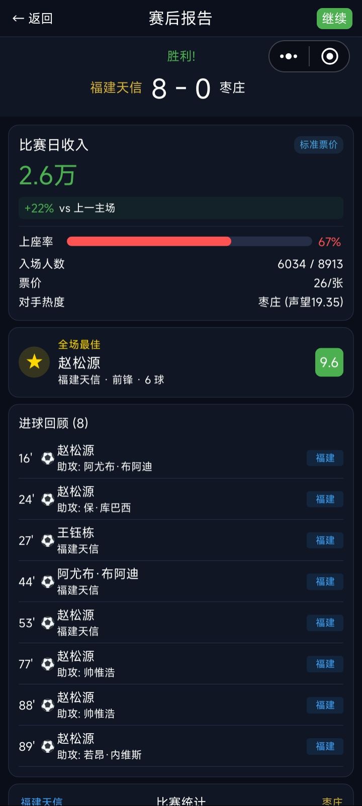 好爽,大佬的新阵型码截图