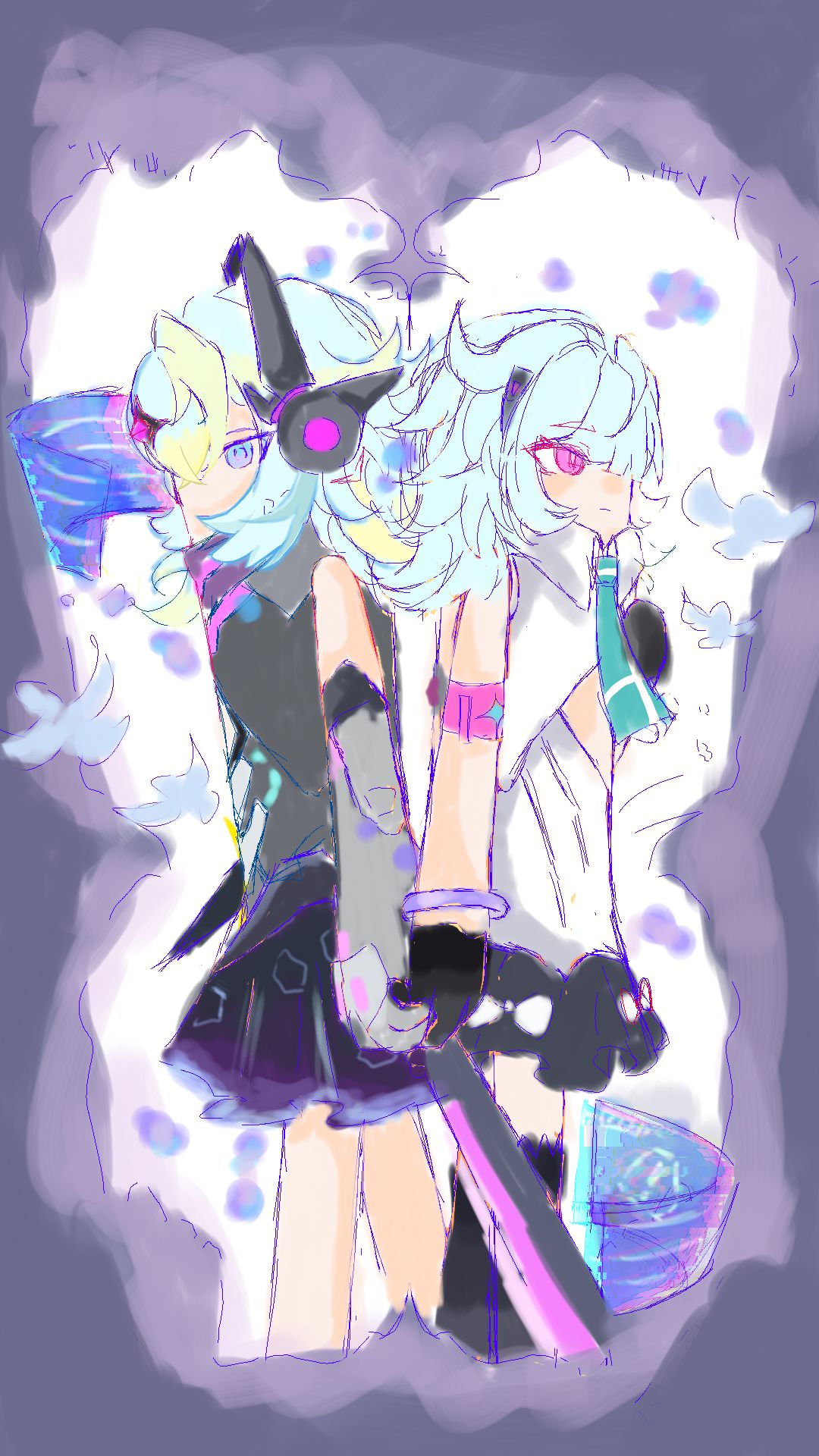 行 1
