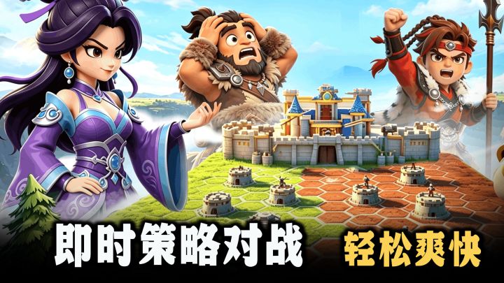 3分钟一局✨即时策略爆兵推平对方基地‼️简单爽快👍截图