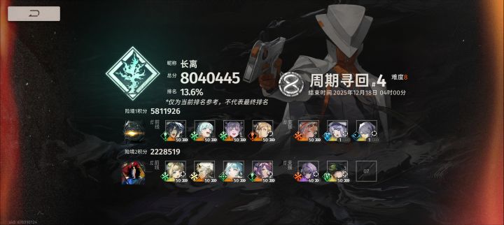 两个四命只能打这个分数⊙﹏⊙,还能提吗截图