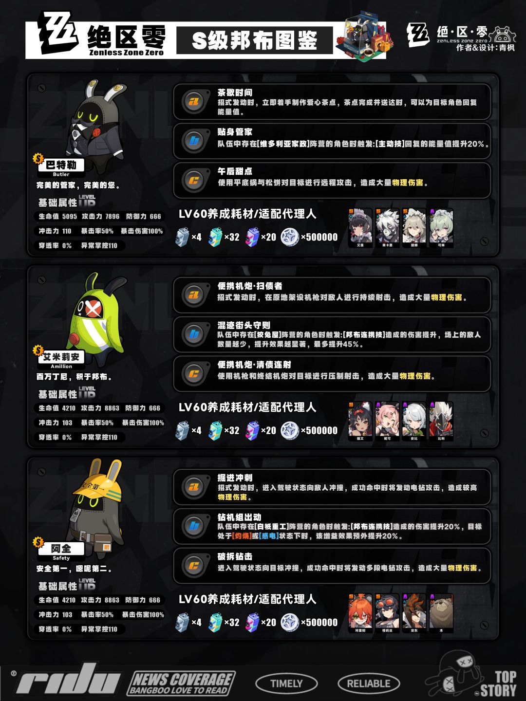 【1.1攻略征集】S/A类型邦布效果丨适配性 3