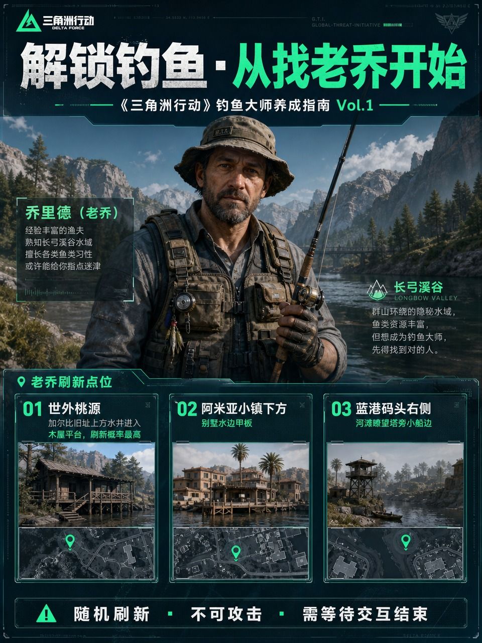 想钓稀有红鱼?三角洲钓鱼全流程 1
