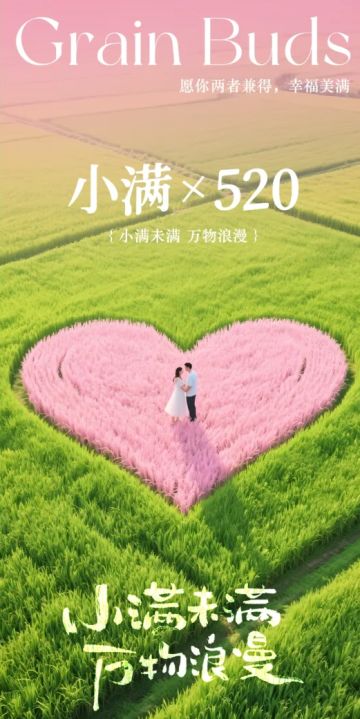 520 x 小满丨小满未满 万物浪漫（内含抽奖）🥰