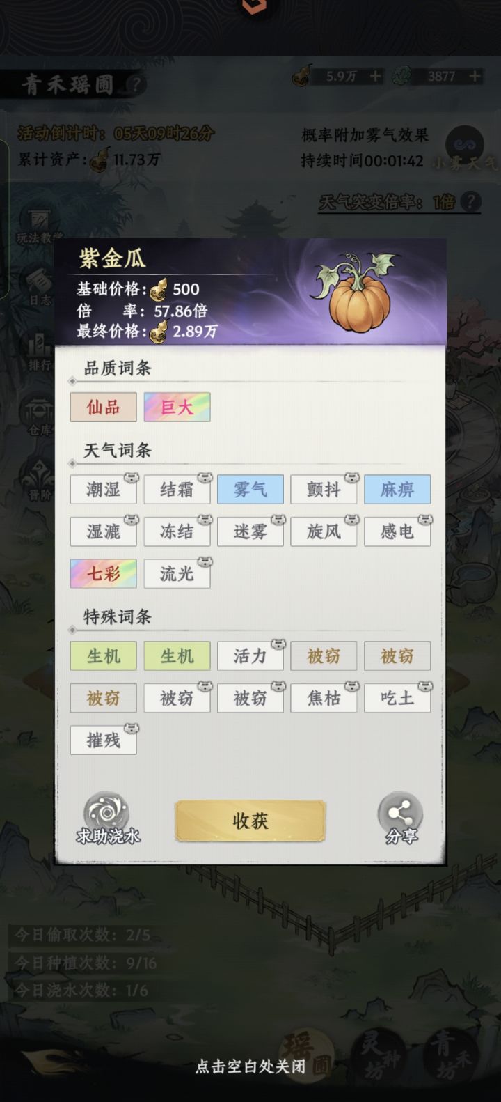 我的大南瓜快快长大🥰截图