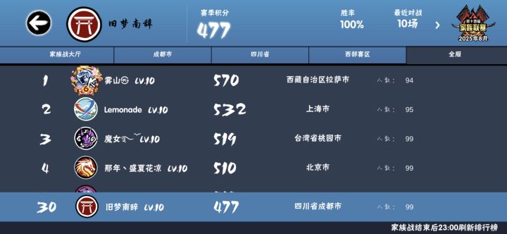 一区家族招人截图