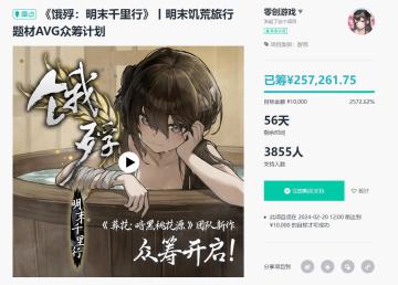 众筹首日致谢！很意外首日筹到了250000元！