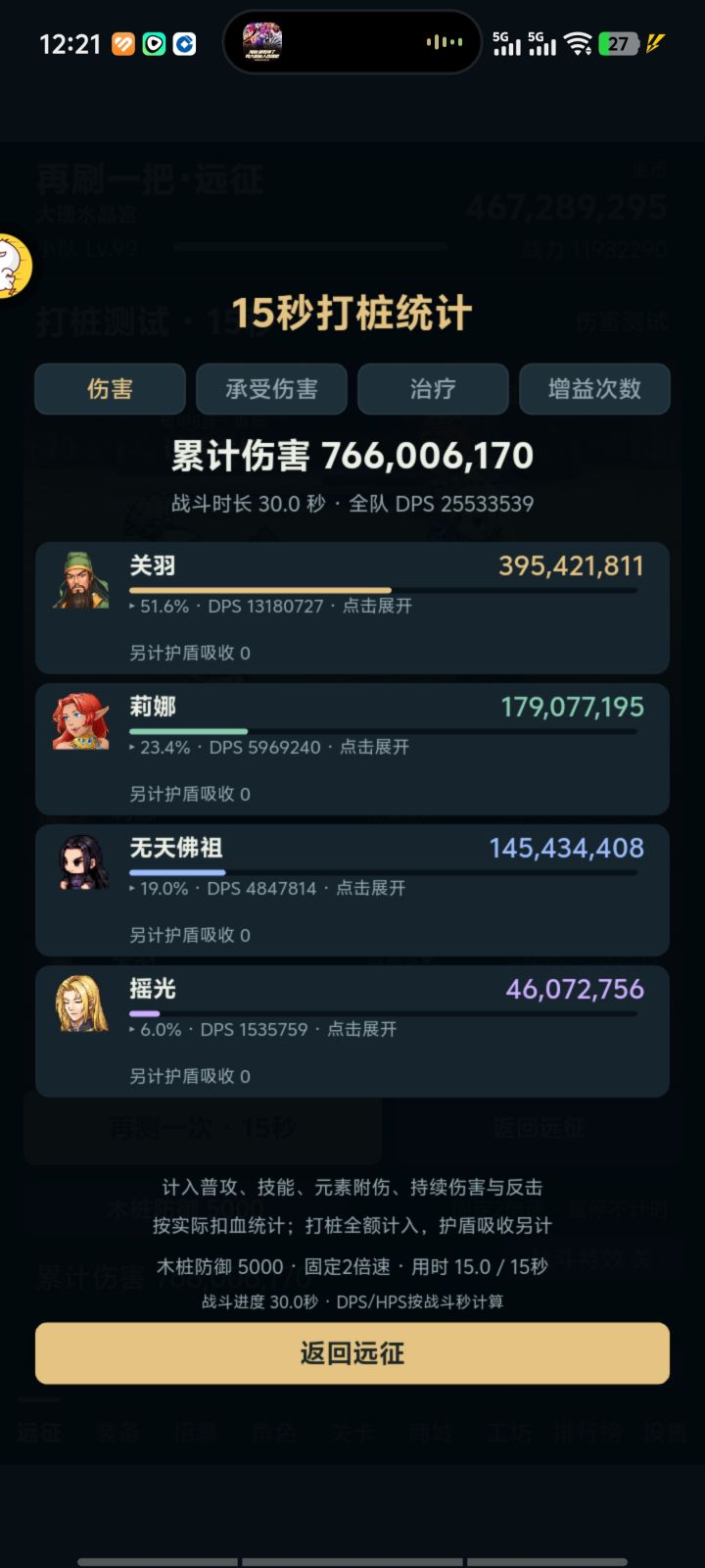 5000防木桩,关羽秒伤1300万,关羽装备附图截图