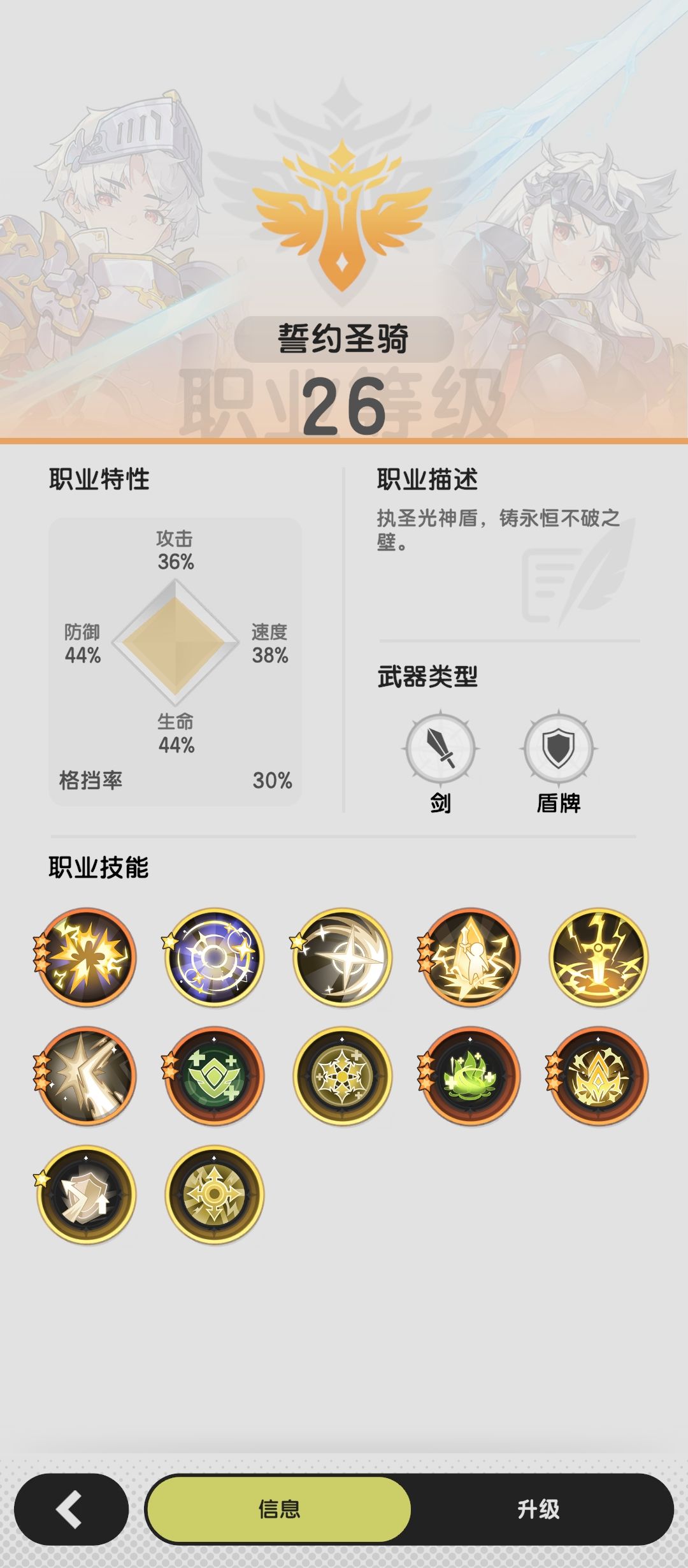 羽国 骑士五转 推图建议通用技能组 2