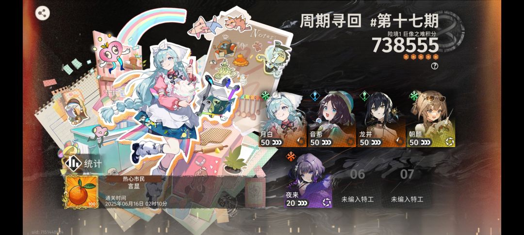 「周期巡回#17」这么多人弃坑了? 1
