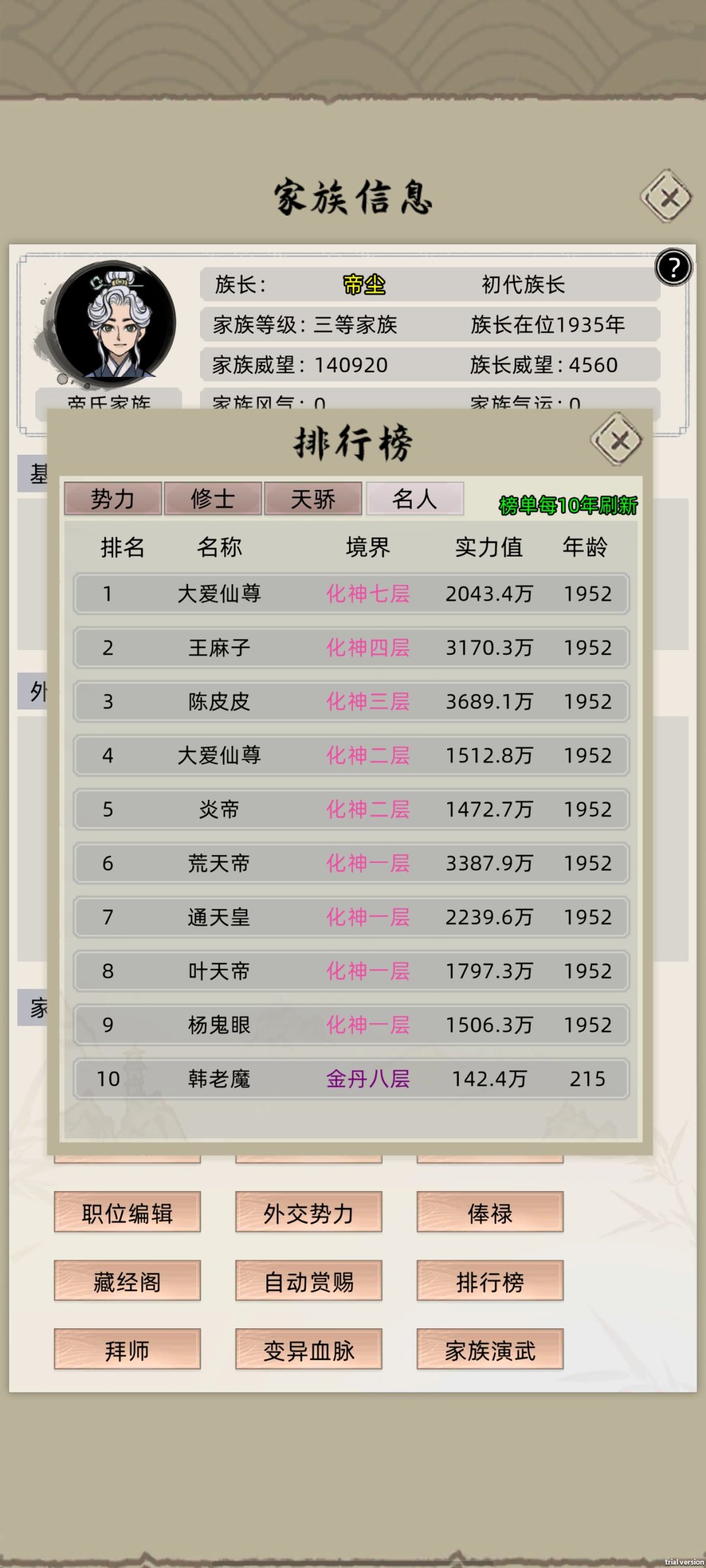 一时分不清谁的是天骄名人 2