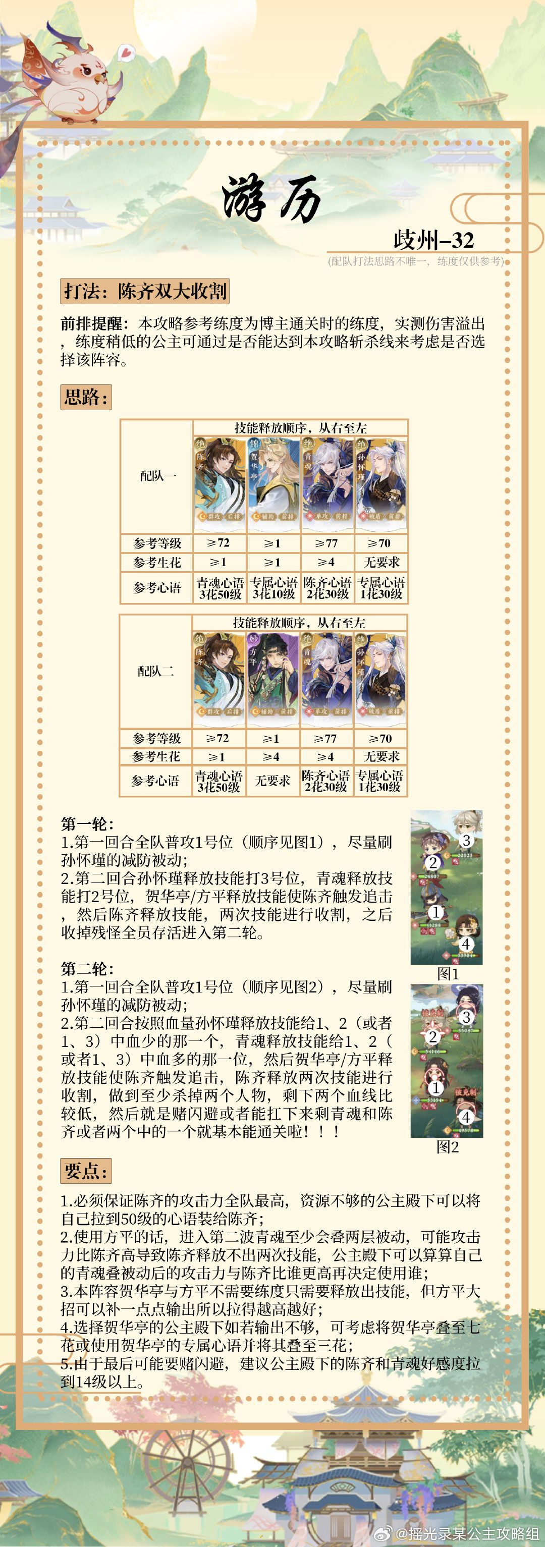摇光录歧州—32游历攻略截图