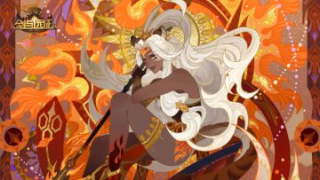 【角色曲绘】浴火赤戟 - 安丹德拉「不落艳阳」公开！