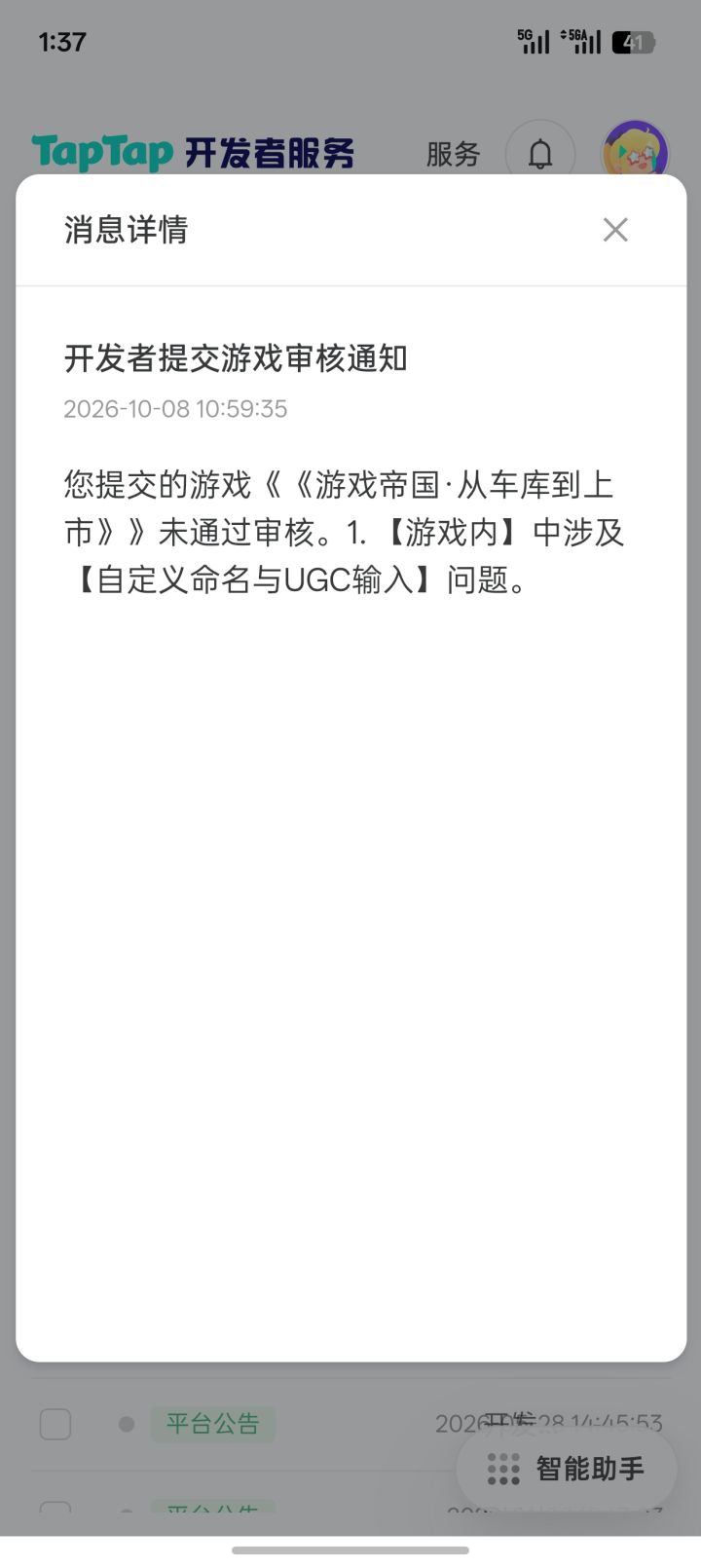游戏内涉及自定义命名与UGC输入问题截图