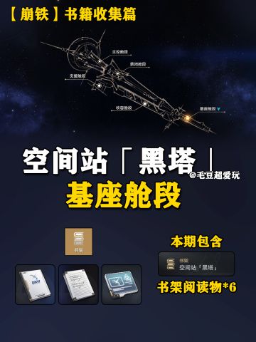 【V2.6攻略】空间站黑塔-基座舱段书籍收集