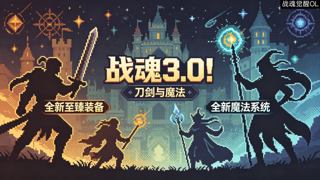 【新版本】战魂3.0！刀剑与魔法！盖楼抽永久会员