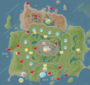 1.3-1.9号粉红泡泡位置更新啦！！！