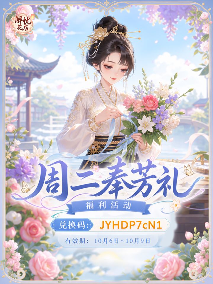 【解忧花店】周二奉芳礼截图