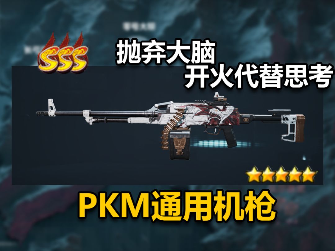 【烽火地带】抛弃大脑，开火代替思考PKM通用机枪截图