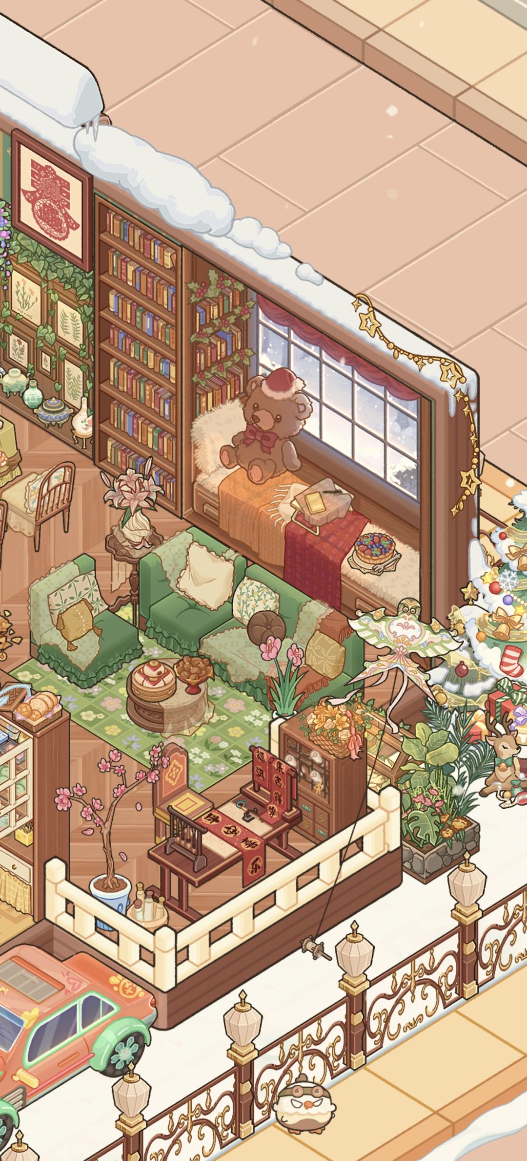 冬季过年小屋 1