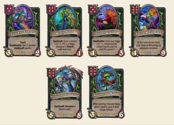 炉石酒馆新版本纳迦随从移除or回归