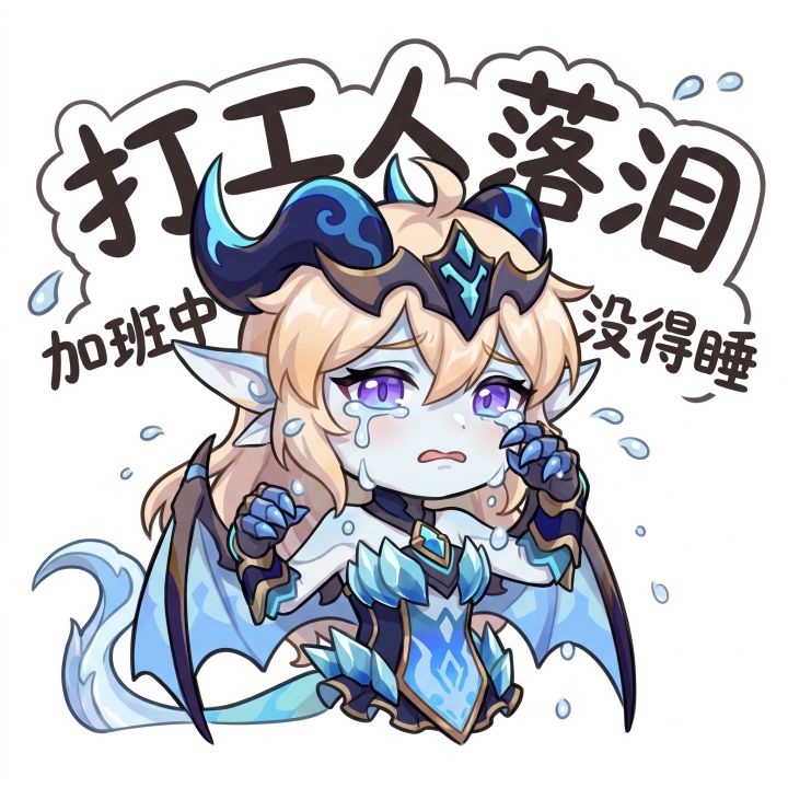 我们的角色偷偷去当表情包了!截图